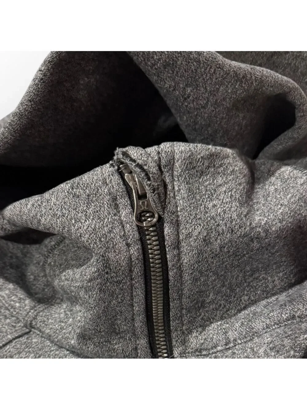 Lululemon Scuba Full Zip Hoodie Heather Gray Women's Size 10